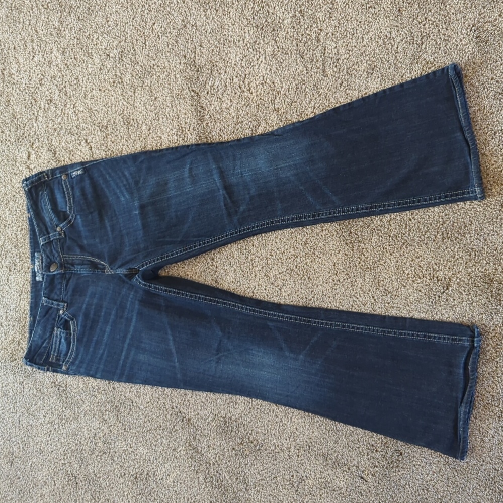 Silver Brand Suki 32 / 32 Faded Denim Blue Jeans Stretch Bootcut